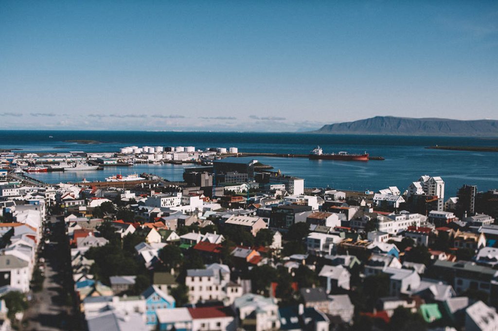 Amazing view on Reykjavík