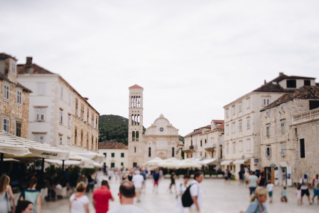 The main square in Hvar town