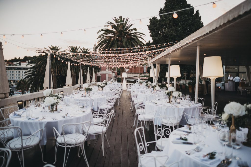 Hvar Restaurant is ready for the wedding guests